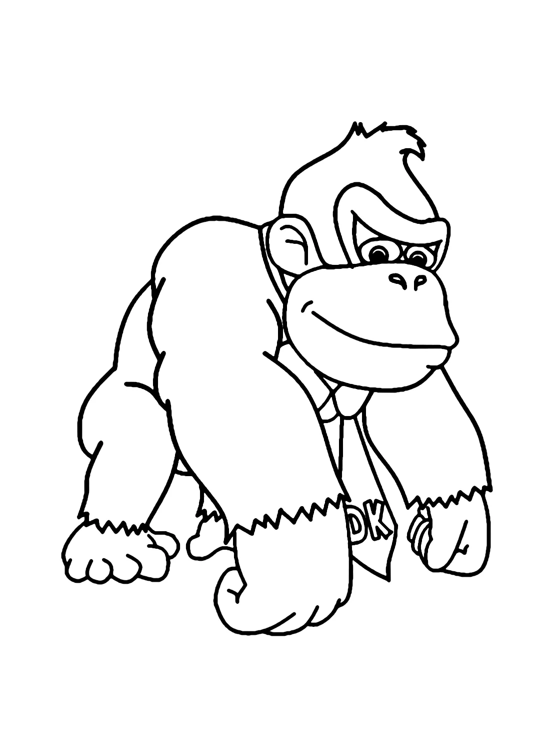 Dibujos para colorear e imprimir Donkey Kong