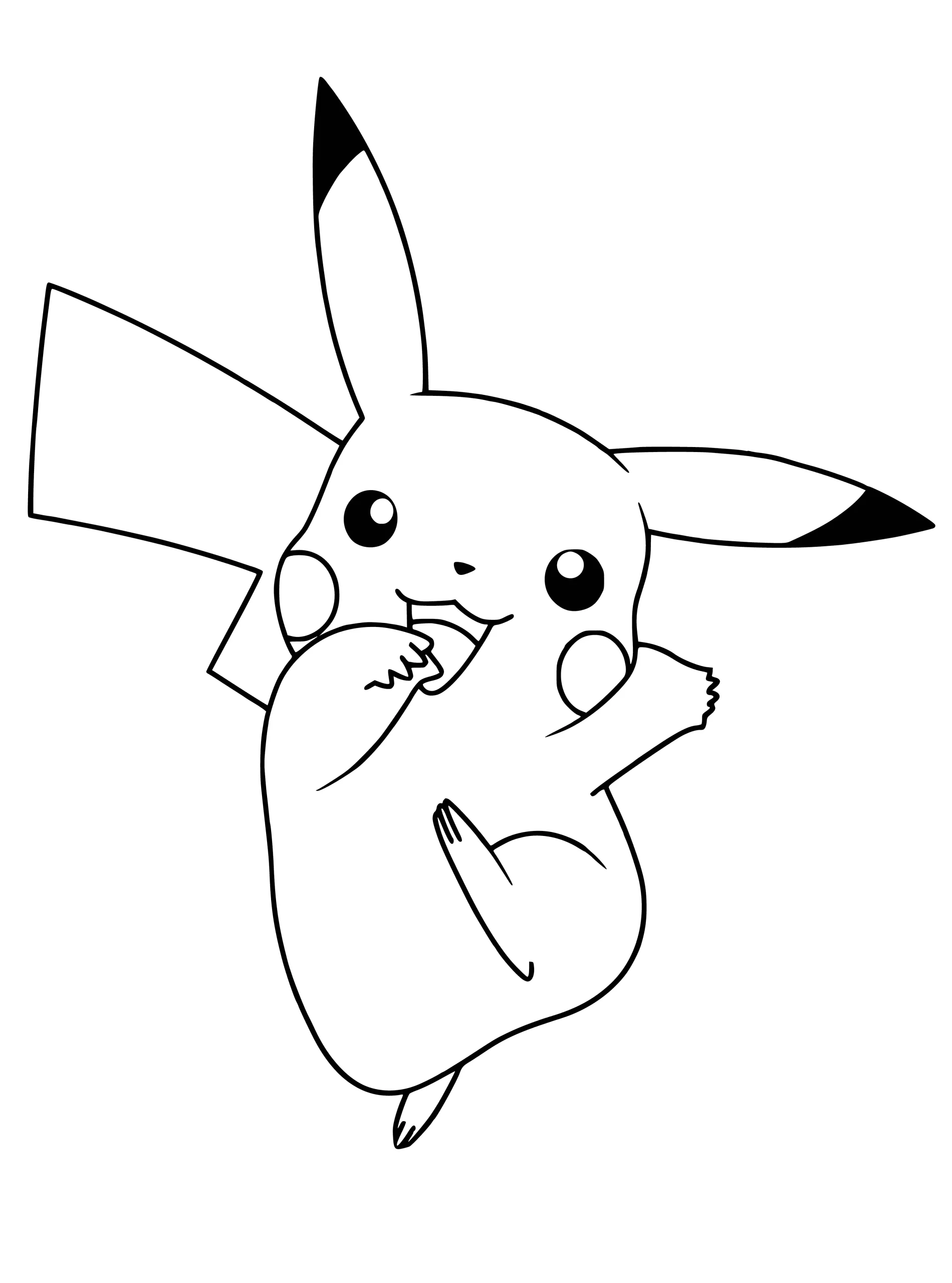 Dibujos para colorear e imprimir Pikachu