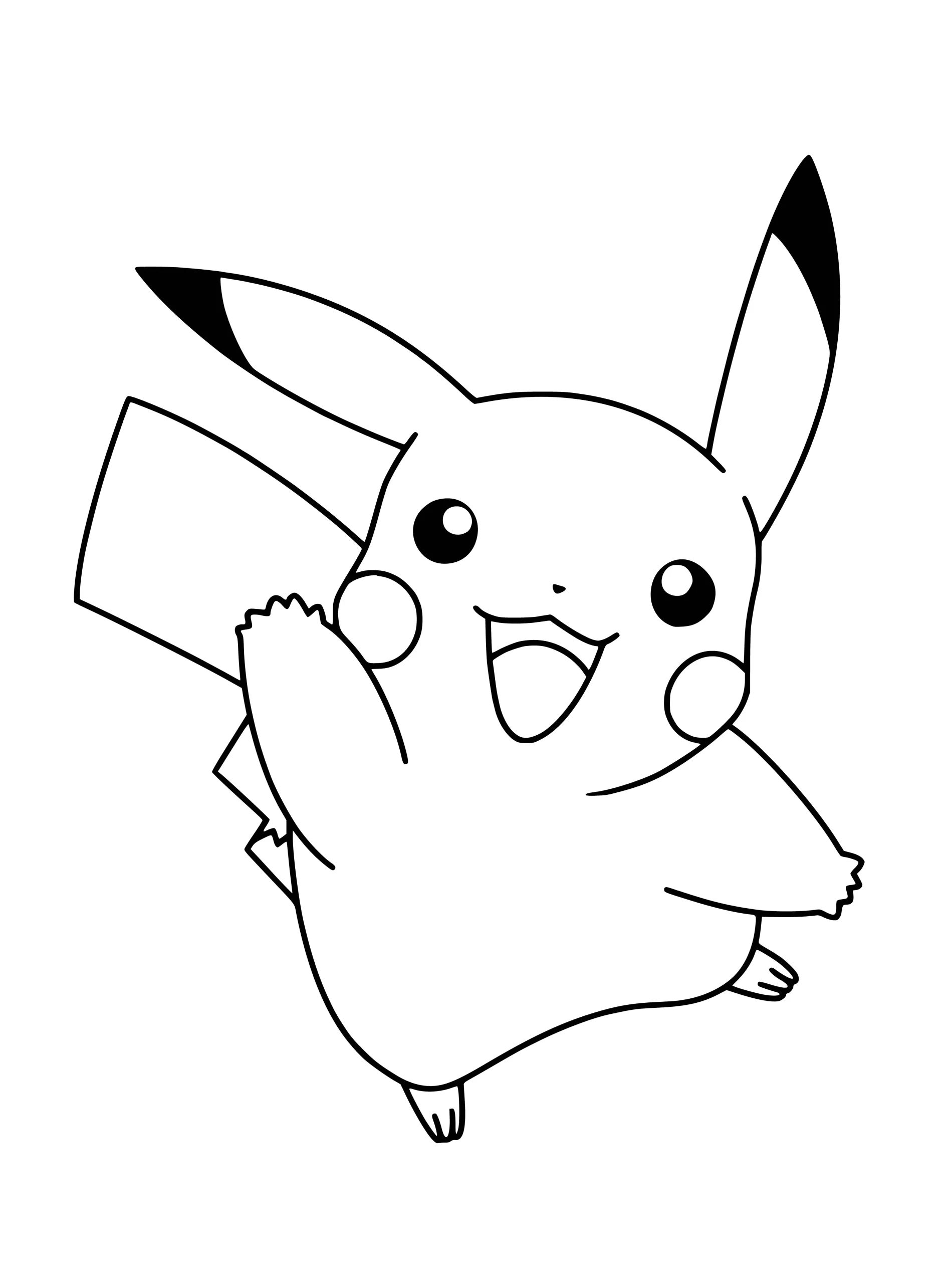 Dibujos para colorear e imprimir Pikachu