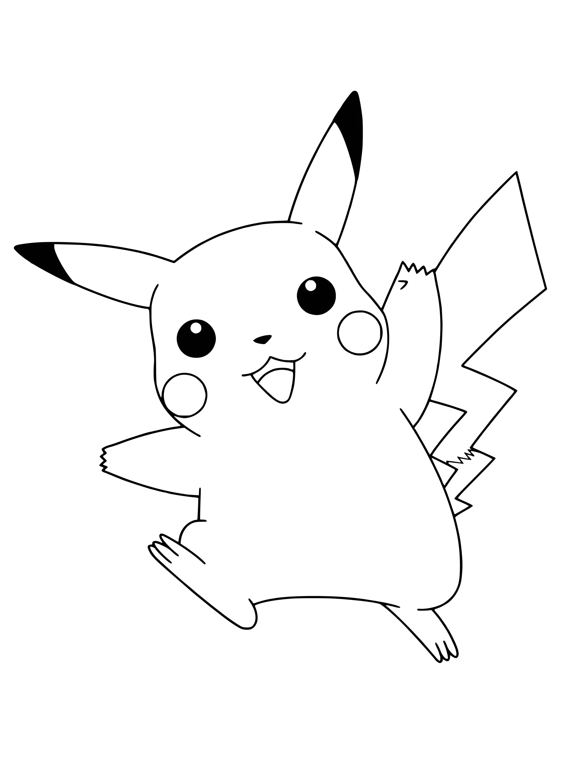 Dibujos para colorear e imprimir Pikachu