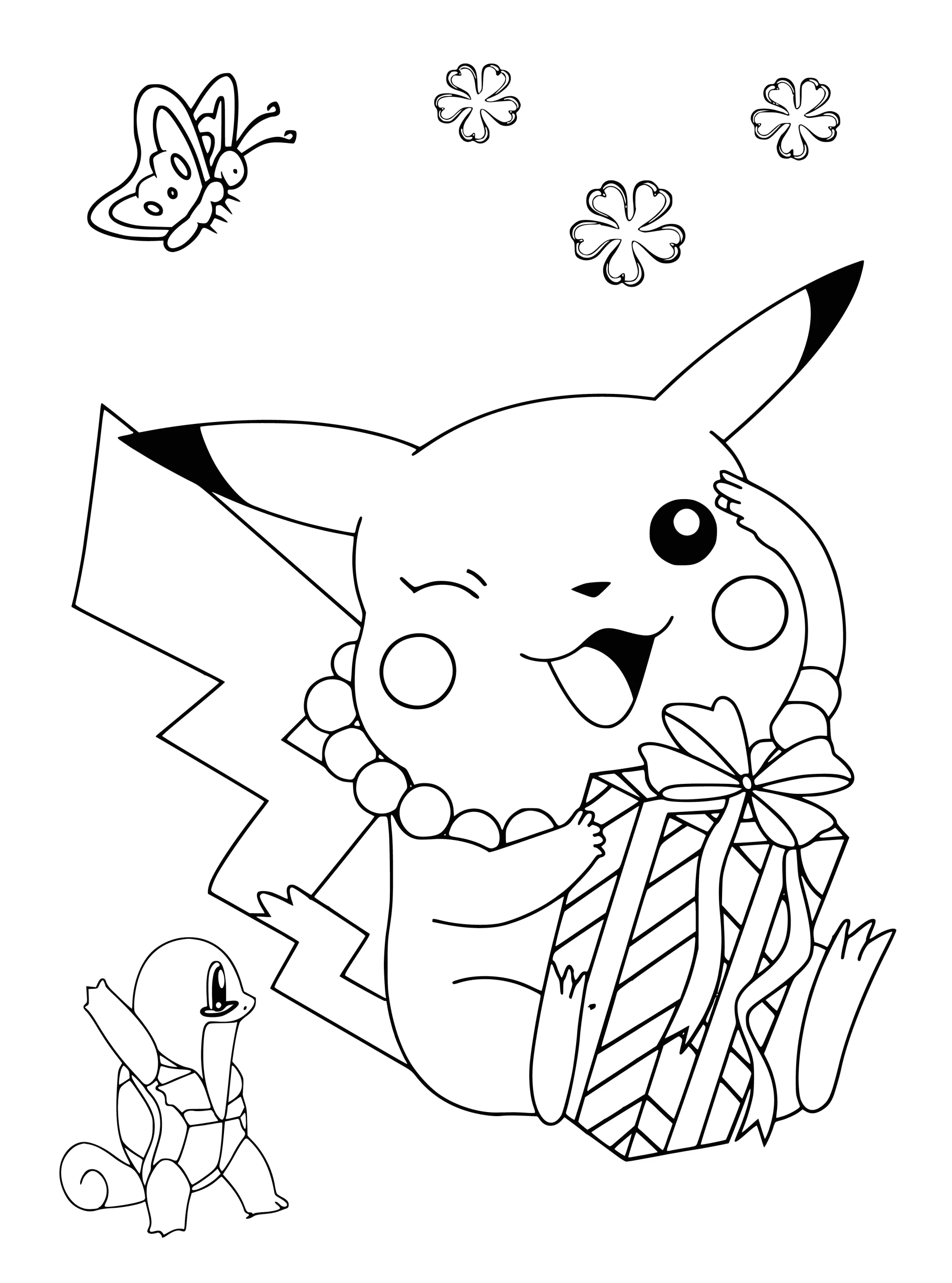 Dibujos para colorear e imprimir Pikachu