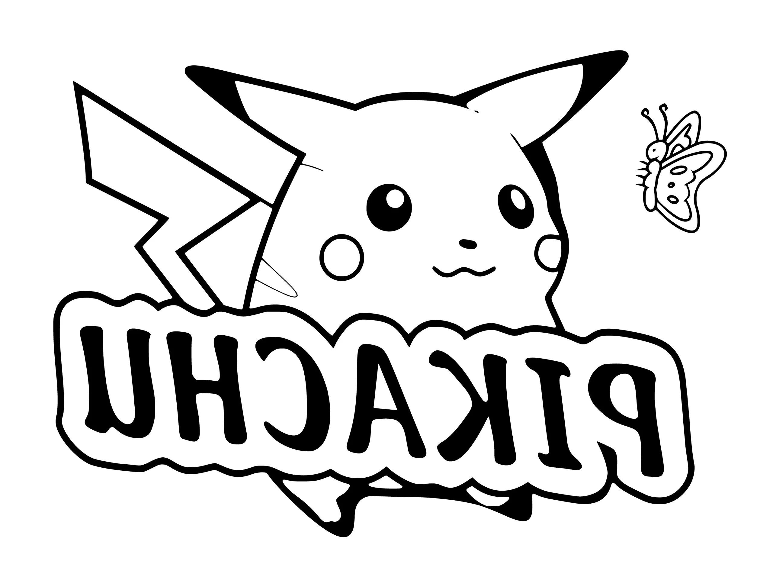 Dibujos para colorear e imprimir Pikachu