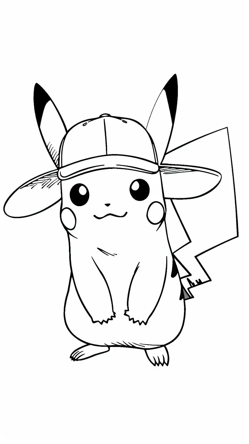 Dibujos para colorear e imprimir Pikachu