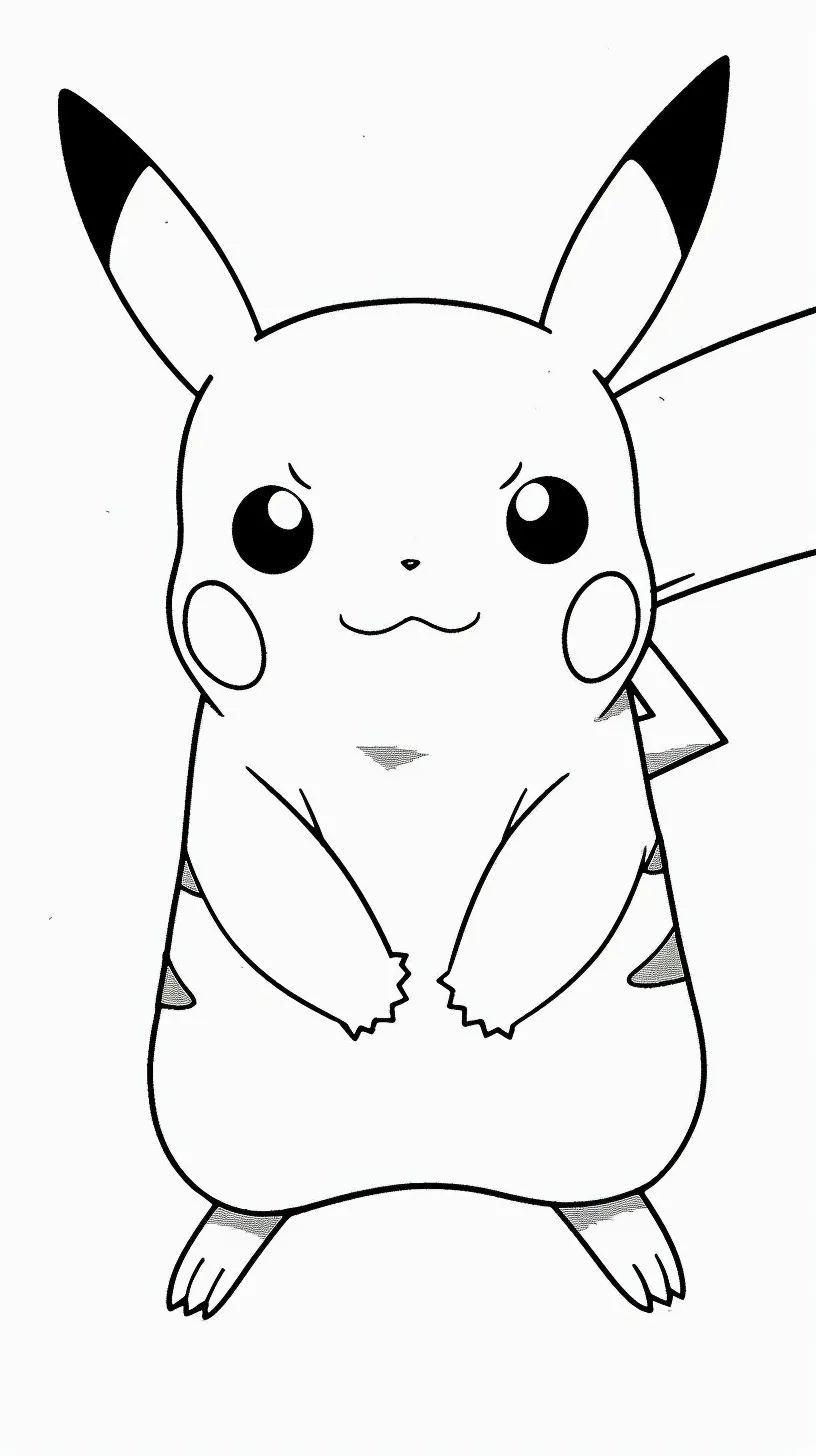 Dibujos para colorear e imprimir Pikachu