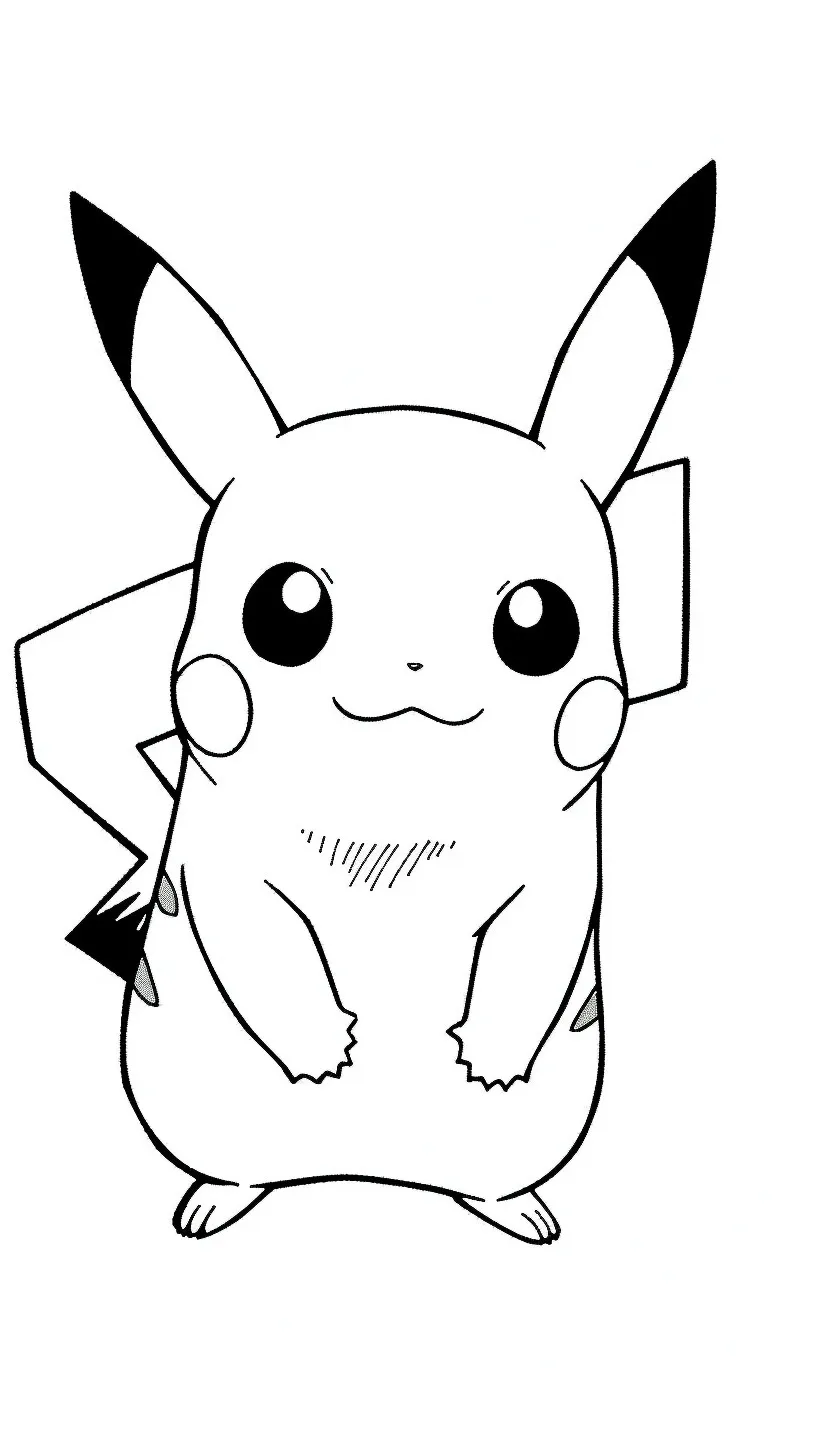 Dibujos para colorear e imprimir Pikachu