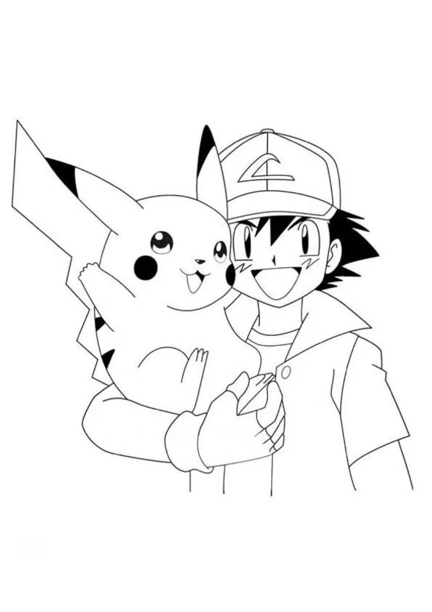 Dibujos para colorear e imprimir Pikachu