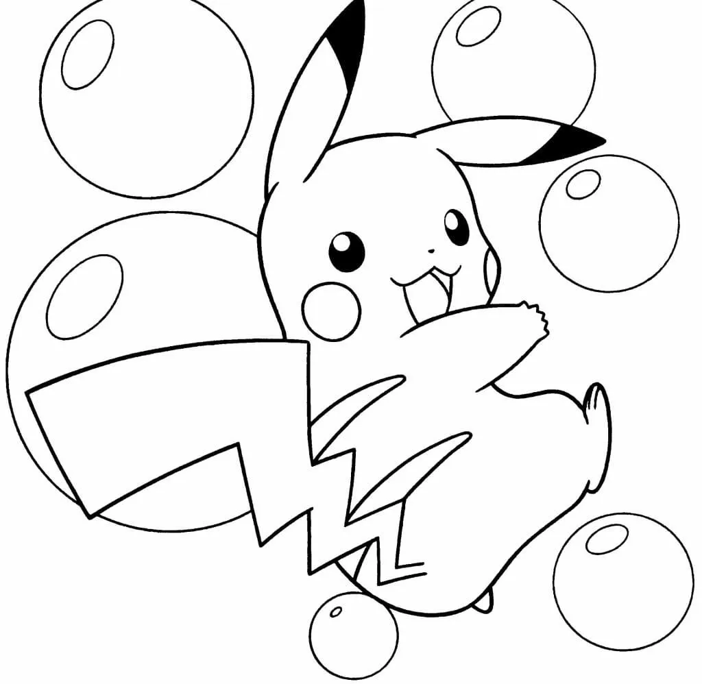 Dibujos para colorear e imprimir Pikachu