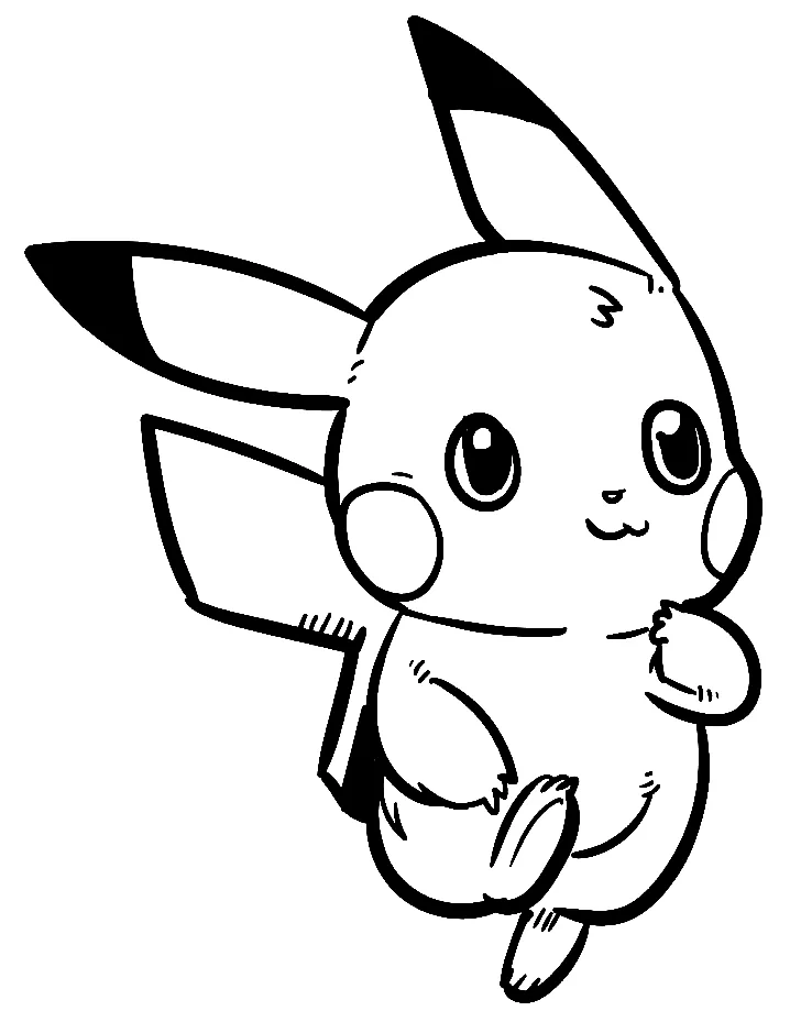 Dibujos para colorear e imprimir Pikachu