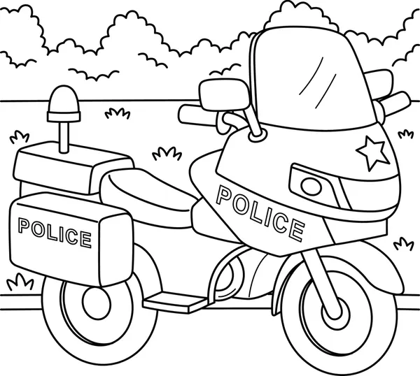 Dibujos para colorear e imprimir Policía